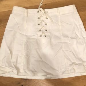 Forever 21 lace up skirt